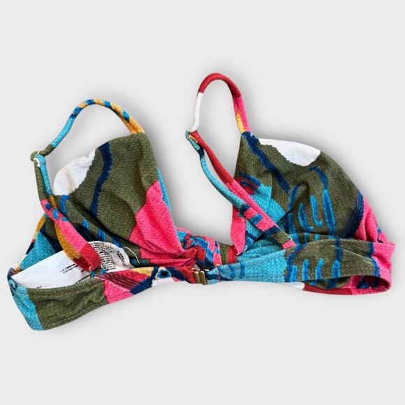 Farm Rio Toucan Bikini Top Size Large - Picture 6 of 10